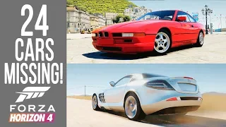 Forza Horizon 4 - ALL 24 Cars Missing Since Forza Horizon 2!