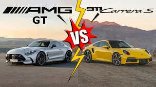 Which Is Better? Mercedes AMG GT Coupe Or Porsche 911 TURBO S