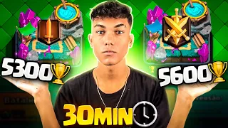 COMO SUBIR DE 5300 A 5600 TROFÉUS EM MENOS DE UMA HORA! ⏱️😱