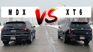 2022 Acura MDX vs 2021 Cadillac XT6, there are no losers...