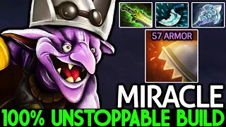 MIRACLE [Timbersaw] 100% Unstoppable Build Monster Mid Lane Dota 2