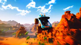 Monster Jam Steel Titans 2 Mega Ramps Impossible & Insane Stunt Jumps