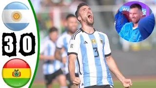 Argentina vs Bolivia 3-0 Highlights & AllGoals 2023 HD Messi