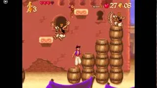 Aladdin USA Gameplay, Nintendo Level 1