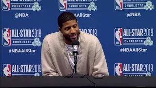 Paul George ROASTS James Harden "I hit em w/ own his sh*t, ain't no travels over here!"