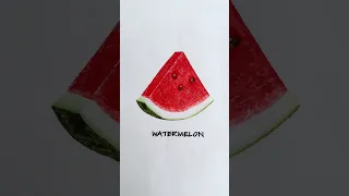 how to draw watermelon #alcoholmarkers #drawingtutorial #markertutorial