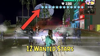 What will happen if we have 12 Wanted Stars |12 Wanted Stars in Vice City 😱|