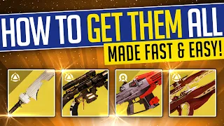 HOW TO GET THEM ALL! Fast & Easy FINAL SHAPE Exotics - FULL GUIDE! | Destiny 2