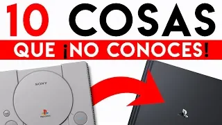 10 COSAS que NO SABES de PLAYSTATION SONY | Lo DESCONOCIDO y OCULTO de PS4, PS3, PS2 y PS1 (2021)