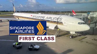 SINGAPORE AIRLINES FIRST CLASS - SYDNEY TO SINGAPORE - SQ 212 BOEING 777-300ER