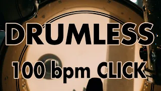 Melodic Rock Backing Track for Drums Players | 100 bpm with Click