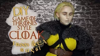 DIY Game of Thrones Style Cloak (From IKEA rugs) | LH EP 057