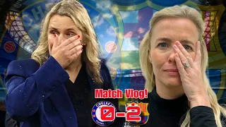 Chelsea 0-2 Barcelona (1-2 agg) | Chelsea were ‘ROBBED’ says EMMA HAYES | VLOG🍿