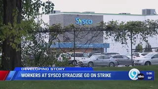 More than 200 Sysco Syracuse teamsters walk off job