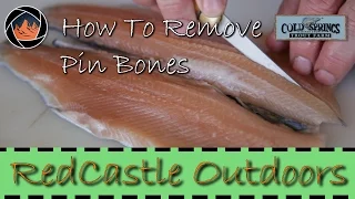 A detailed look at how to fillet a trout and remove the pin bones