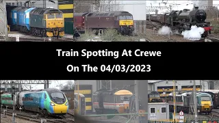 (4K) (WCML) Train Spotting At Crewe Station On The 04/03/2023