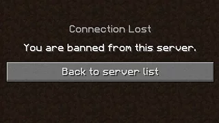 I got banned from my own server...