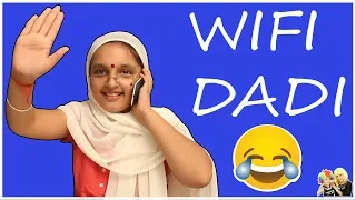 WIFI DADI Learn how to use Laptop || MOST FUNNY DADI || DADI MAA KE NUSKHE Bloopers