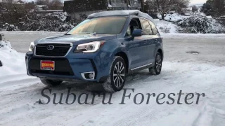 2017 Subaru Forester Vs. Competition on the Snow Hill Test