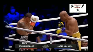 Anderson Silva vs Bruno Machado Caveira Boxe LUTA COMPLETA