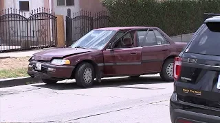 Suspect hit by stolen car after chase in Boyle Heights I ABC7