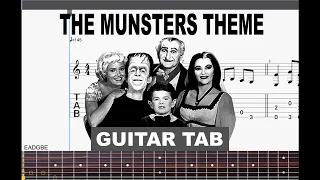 The Munsters Theme (TV Show) - Fingerstyle Guitar Tab