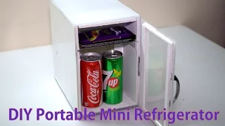 How to make a Mini Refrigerator at Home | Low Cost DIY Idea