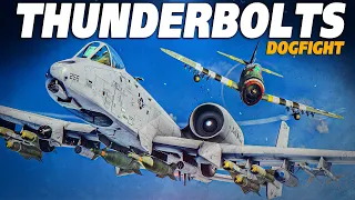 Old Vs New | A-10 Vs P-47 | Thunderbolts DOGFIGHT | Digital Combat Simulator | DCS |