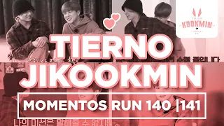 JIKOOK - TIERNOS MOMENTOS EN BTS RUN 140 Y 141 (Cecilia Kookmin)