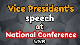 # 1 | 80 wpm | Vice President's Speech at National Conference on India Africa Partnership | 4.9.19.