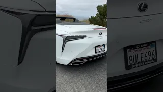 Lexus LC500 exhaust sound (wait for it till end).             #shorts #lexus