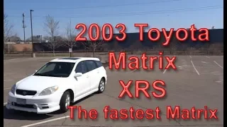 Review: 2003 Toyota Matrix XRS manual