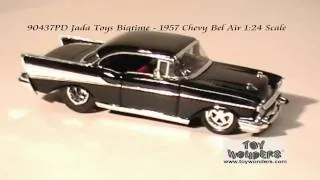 90437PD-Jada-ToysBigtime-1957 Chevy-BelAir-124-Diecast-Wholesale.mpg