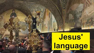 Assyrian Christians' Good Friday at Jesus's Crucifixion Site in Jerusalem. Listen to Aramaic prayer