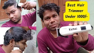 Best Hair Trimmer Unboxing and Review | Kemei 809A | Technical Armanji