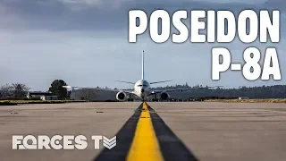 P-8A Poseidon: Pride Of Moray Makes First Landing In The UK | Forces TV