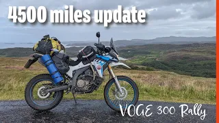 Voge 300 Rally 4500 mile update (LEJOG - Dorothy didn't make it)