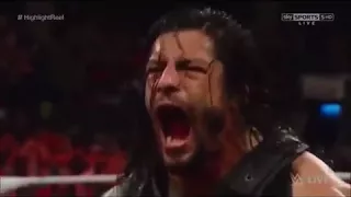 Roman Reigns and Brock Lesnar Attacked by Wyatt Family WWE Raw, January 18, 2016