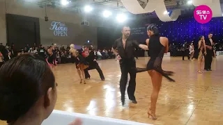 2016 KOREA OPEN PROFESSIONAL Latin chachacha Maurizio Vescovo & Andra Vaidilaite