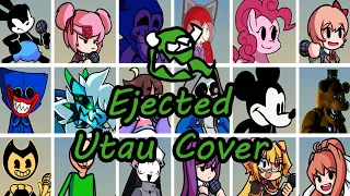 Ejected but Every Turn a Different Character Sings (FNF Ejected Everyone Sings) - [UTAU Cover]