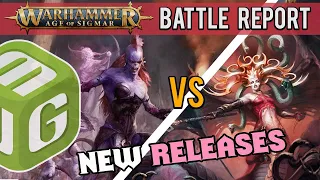 NEW Daughters of Khaine vs NEW Hedonites of Slaanesh Age of Sigmar Battle Report - First Impressions