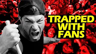 ROBERT TRUJILLO TRAPPED WITH FANS #METALLICA