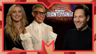 'It REALLY hurts' Ant-Man and The Wasp Quantumania cast talk fight scenes & Bill Murray | MTV Movies