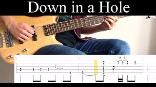 Down In A Hole (Alice in Chains) - Bass Cover (With Tabs) by Leo Düzey