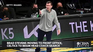 Report: Brad Stevens Moving To Front Office, Celtics To Begin Head Coach Search