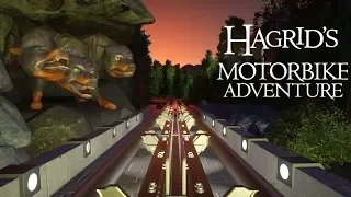 Hagrid's Magical Creatures Motorbike Adventure - POV On-Ride Animation Un Official
