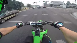 kx450f vs police