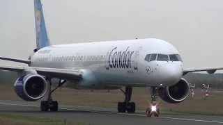 ! B753 ! Condor Boeing 757-330(WL) landing at Münster/Osnabrück Airport [HD]