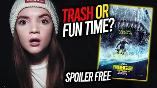 Meg 2: The Trench (2023) Shark Action Horror SPOILER FREE | COME WITH ME REVIEW REACTION