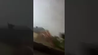 Oklahoma tornado filmed from inside a storm shelter